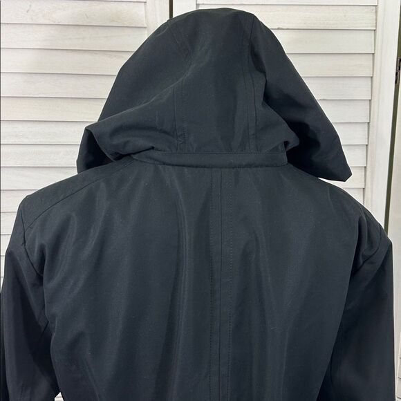 Dennis Basso Size 2X Hooded Coat Weather Resistant Black - Picture 8 of 15